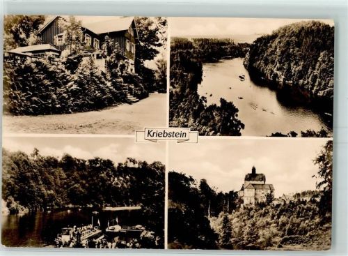 09648 O9251 Kriebstein - Burg Kriebstein Gasthaus Die Zschopau