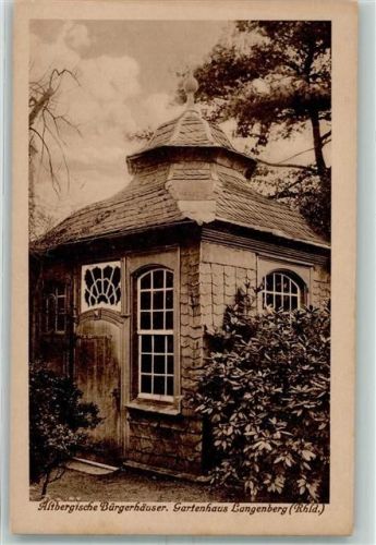 Langenberg Altbergische Bürgerhäuser Gartenhaus