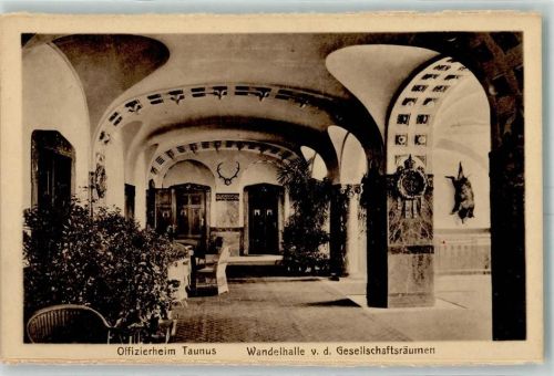 Falkenstein Offizierheim Taunus Wandelhalle Ort handschriftlich