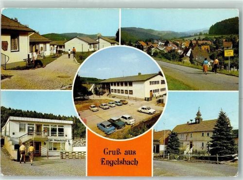 Engelsbach Bungalows der Urlaubersiedlung Hauptgebäude Cafe Freundschaft am Rat der Gemeinde