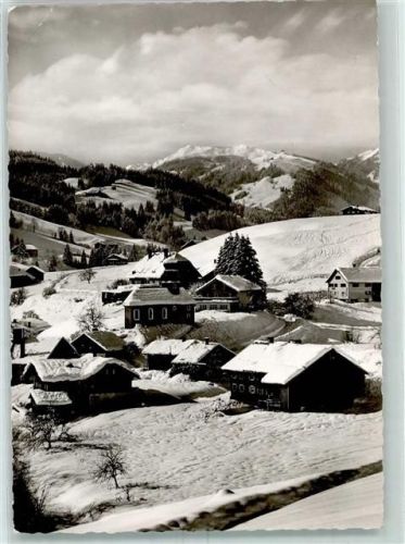 Gunzesried Blaicher Horn Winter Hüttenstempel