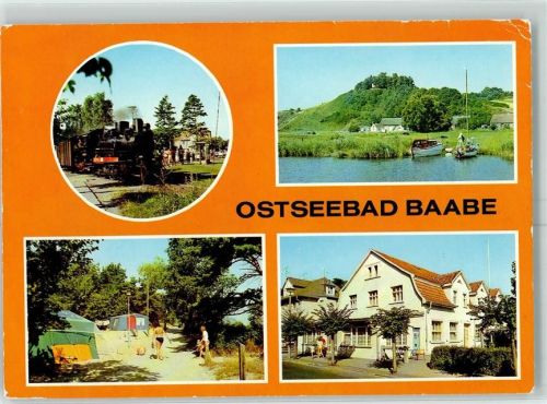 Baabe 1985 Eisenbahn Camping