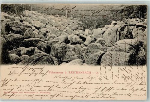 Reichenbach 1903 Felsenmeer Lautertal