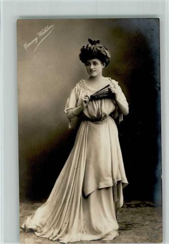 1908 EAS Fotoverlag Emmy Wehlen mit Fächer - AK