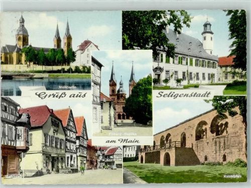 Seligenstadt Marktplatz Kaiserplatz Einhard Basilika Prälatur Main