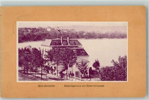 Buckow 1913 Stadt Gasthaus am Schermützelsee