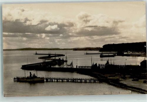 Sassnitz Hafen Dampfer Ort handschriftlich