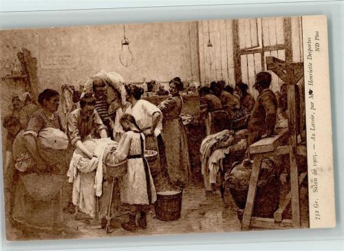 Nr. 732 Salon de Paris 1905 - Wäscherei - Berufe