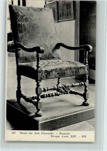 Nr. 187 - Stuhl , Die Epoche ist beschrieben - Museum des Arts Decoratiies , gute Erhaltung
