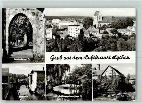 Lychen Fürstenberger Tor Friedrich Ebert-Park Mühlbach
