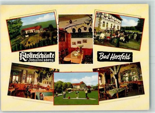 Bad Hersfeld Gasthaus Klosterschänke Johannesberg Innenansicht Minigolfplatz