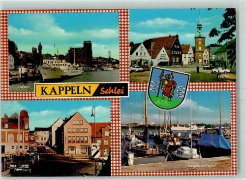 Kappeln Hafen Marktplatz Segelboothafen Fahrberg