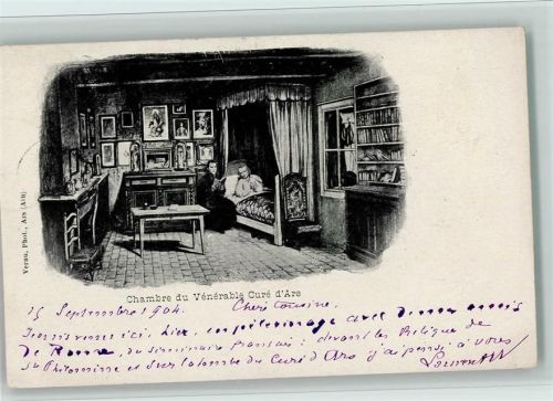 1904 Interieur - Krankheit, Tod - Buch lesen AK