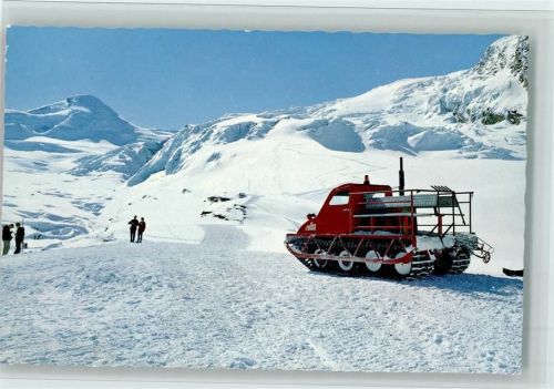 Saas-Fee Pistenpflug , gute Erhaltung AK