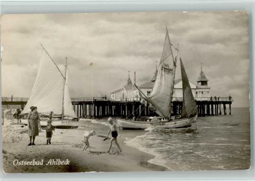 Ahlbeck Ostseebad Ahlbeck Segelboote Meereswelle