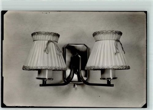 Wandlampe mit Stoffbezug