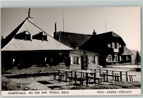 Salla Gaberlhaus des Ö.A.V. Sekt. Köflach Hüttenstempel