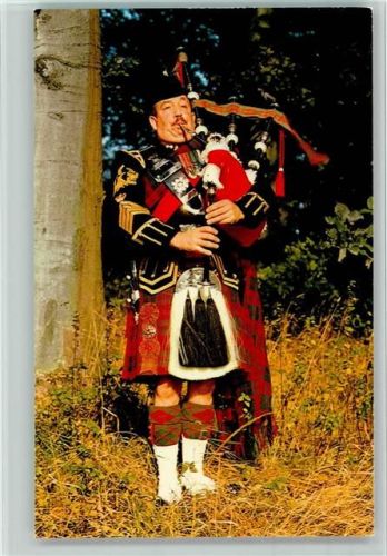 The Pipe Major with the Royal Highland Fusiliers, gute Erhaltung AK