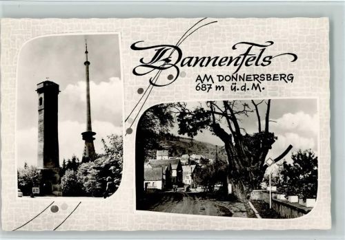 Dannenfels Wadhaus Donnersberg Ortsansicht 2-Bildaufnahme