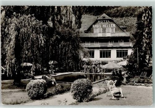 Bilstein Hotel-Pension Haus Heller Garten Schwimmbad