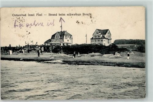 Insel Poel Schwarzen Busch Strand