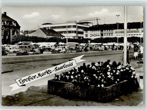 66740 W6630 Saarlouis - Großer Markt Marktszene