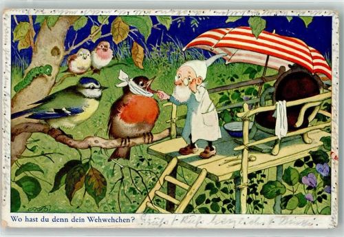 Kranker Vogel Wehwechen Sessel Nr 1456/2