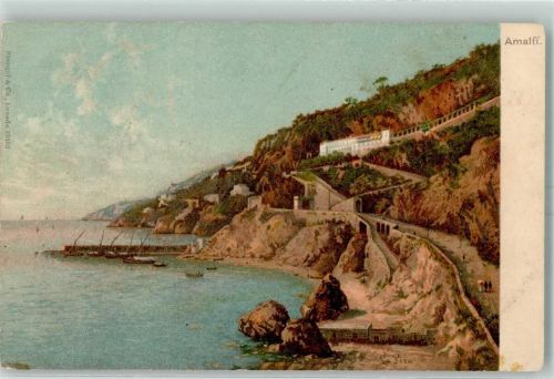 Amalfi Sul lato anteriore della presente si scrive soltanto I`indrizzo sign. La Piza