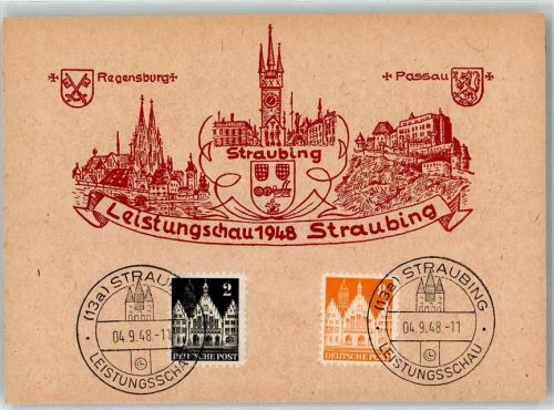 Straubing 1948 Leistungschau 1948 Wappen