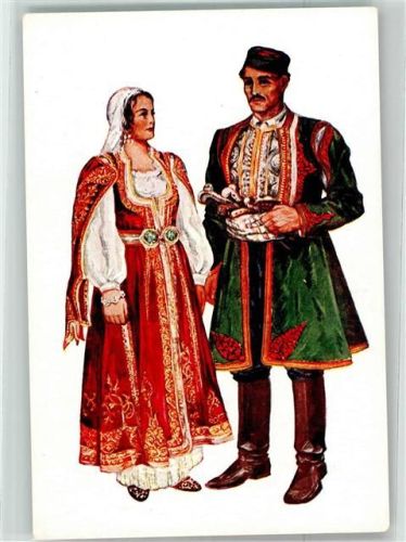 Tracht Risan Dalmatien sign. Vladimir Kirin