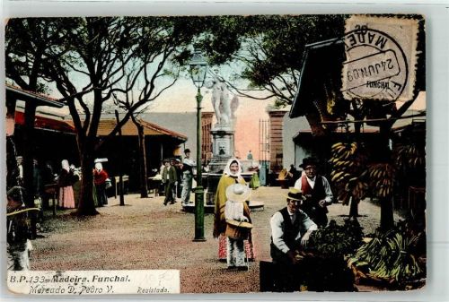 Funchal 1909 Marktszene