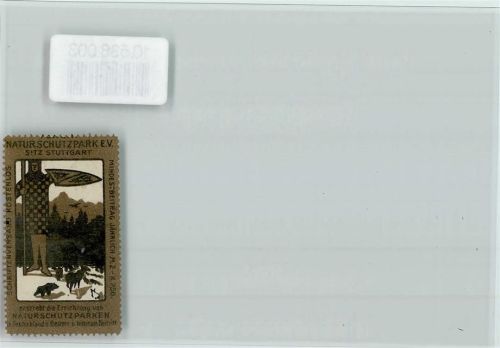 Stuttgart Reklamemarke - Naturschutzpark E.V.