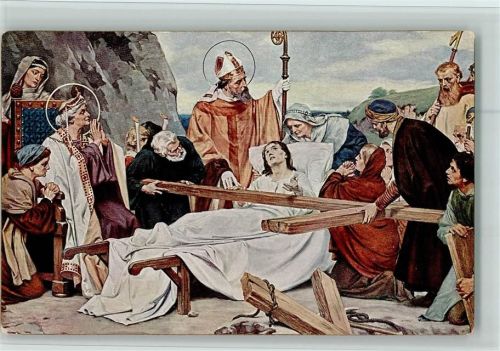 Jesusbild von Edmonds-Alt AK Bibelszene Künstler