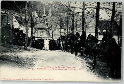 38380 Saint-Pierre-de-Chartreuse 1903 - Couvent de la Grande Chartreuse Expulsion des Peres Chartreux