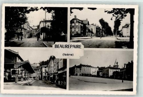 38270 Beaurepaire - Rue Gambetta Boulevard de la Gare Place de la Halle