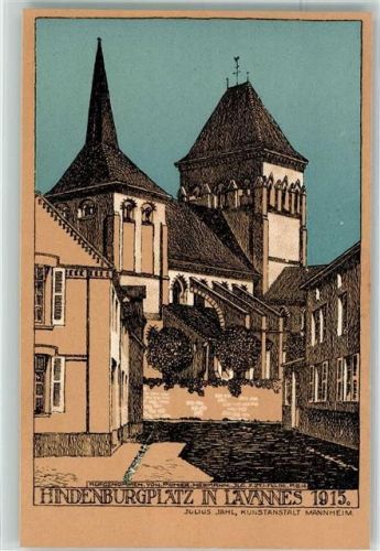 Lavannes 1915 Hindenburgplatz