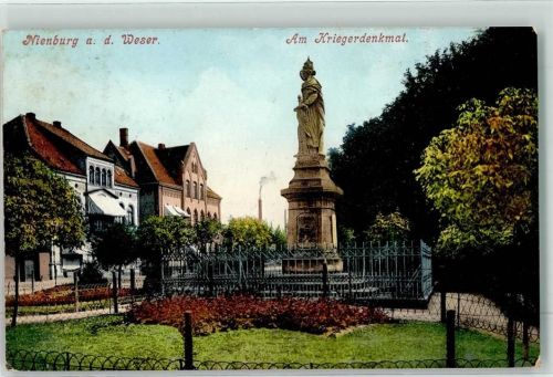 31582 W3070 Nienburg Weser 1909 - Kriegerdenkmal