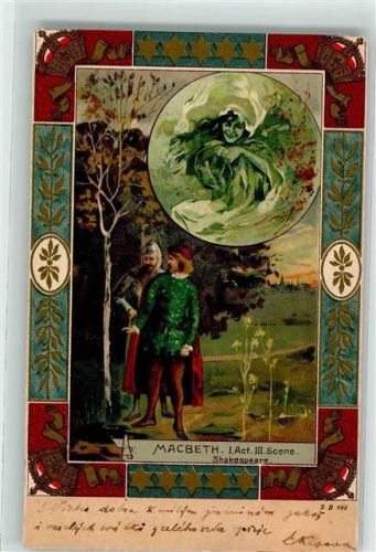 1905 Macbeth I. Act III Scene Jugendstil