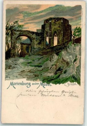 Marienburg 1900 Klosterruine