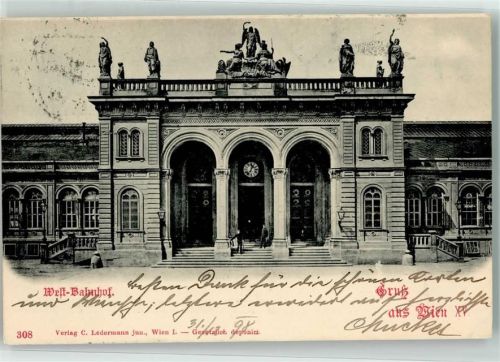 1150 Wien 15. Bezirk, Rudolfsheim-Fünfhaus 1898 - Westbahnhof