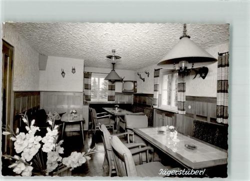 Niedersonthofen Gasthaus Haus Hubertus Gaststube Ort handschriftlich