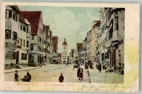 Dillingen 1905 Königstrasse