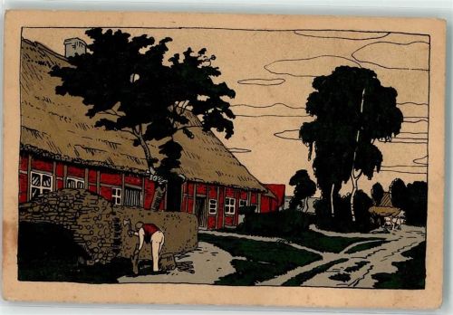 Lüneburger Heide Dorfkate Verlag Kumm Gebr. 4281