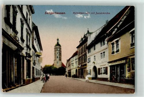 06526 O4700 Sangerhausen Gebrauchsspuren Kylischestraße Jacobikirche