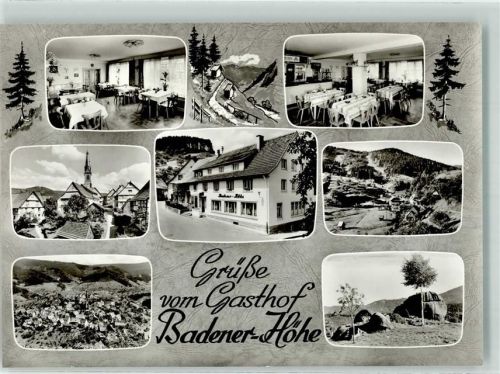 76596 W7564 Bermersbach , Murgtal - Gasse Badener Höhe Foto Metz