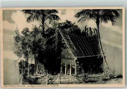 Sumatra Holzhaus der Batak Deutsches Museum