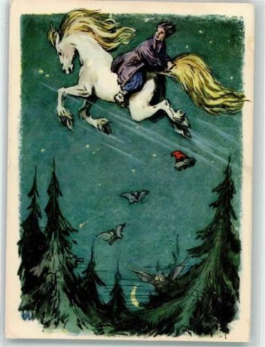 1957 Eule fliegendes Pferd