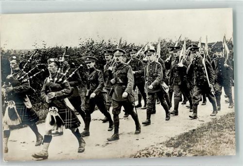 Soldaten Uniform Englische Armee Dudelsack