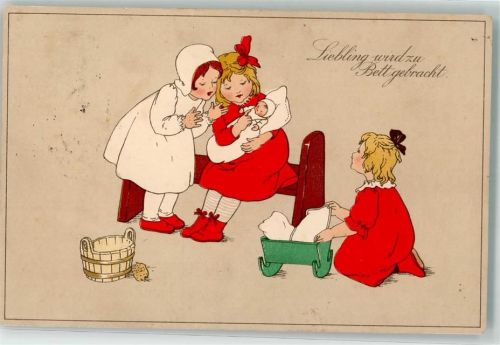Meissner u. Buch Serie 2140 Puppenmutter Döring, L. / LD 1916