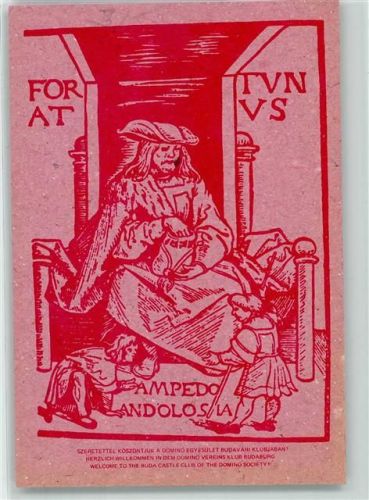 Budapest Entrance Ticket Eintrittskarte Domino Verein Klub Budaburg Motiv Ungarn